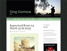 Tablet Screenshot of greggarrisonbass.com